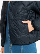 Wind Swept Lightweight Packable Padded Hooded Jacket    Coat Roxy- Tilden Co.