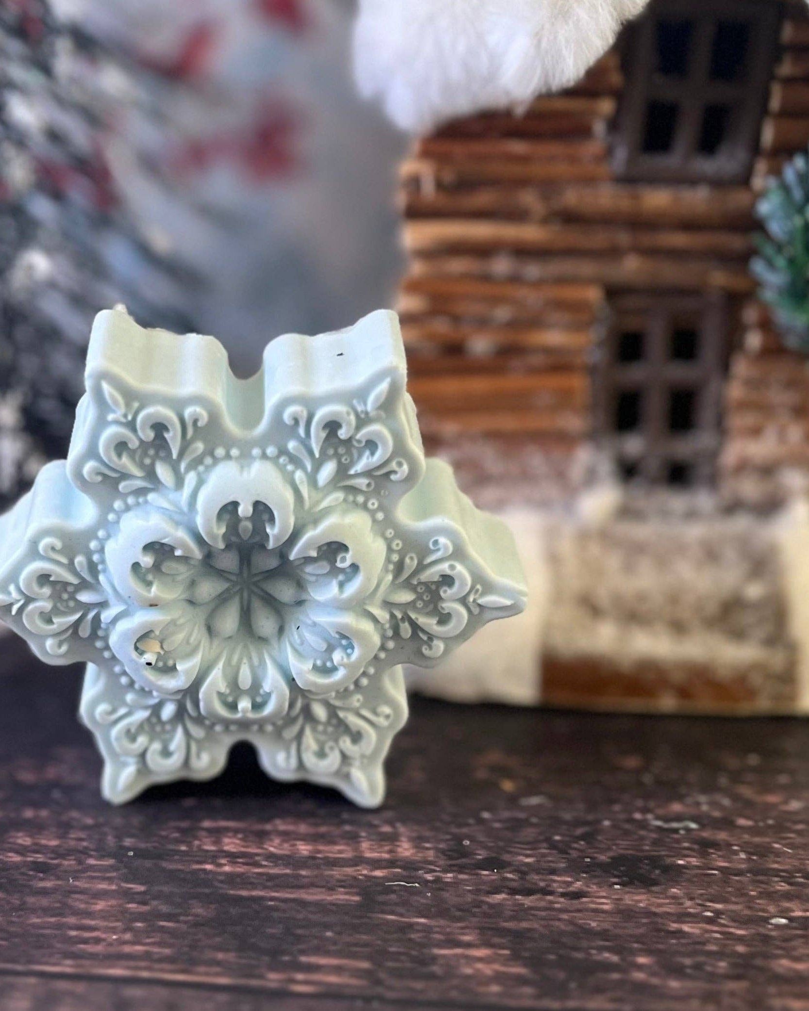 Snowflake Soap 1111 Elm Candle & Soap Shoppe- Tilden Co.