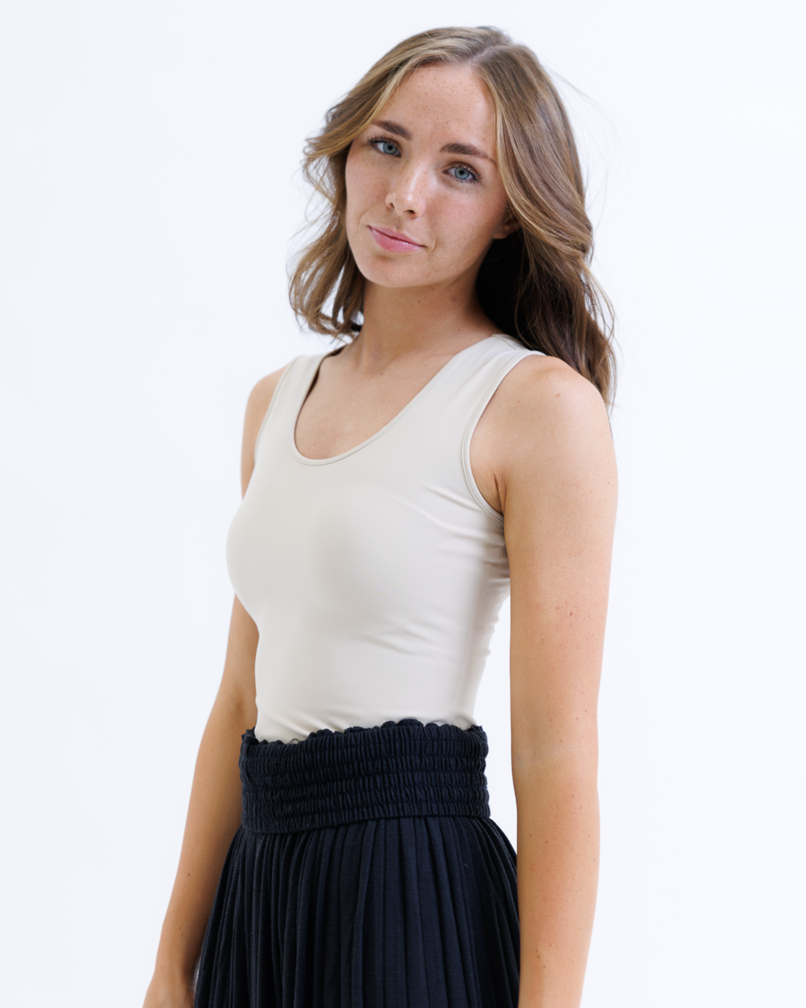 Contour Tank - Smooth Finish Layering Tank Top Tank Top Downeast- Tilden Co.