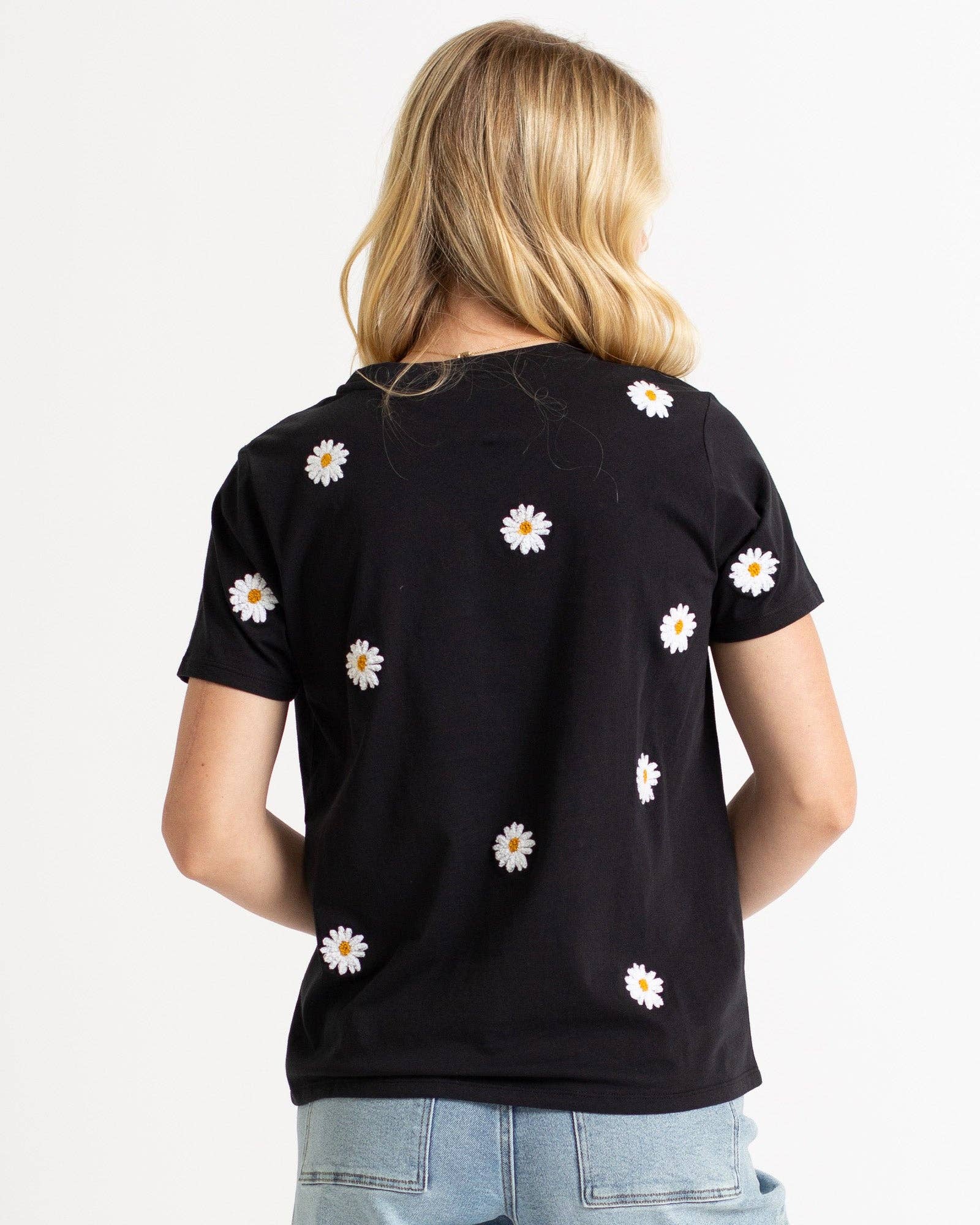 Pretty Petals Short Sleeve Tee Shirts & Tops Downeast- Tilden Co.