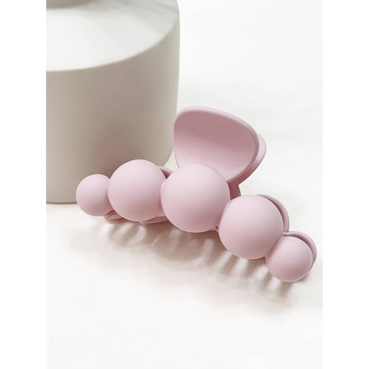 Powdery Soft Matt Bubble Pearl Hair Claw Clip Love and Repeat- Tilden Co.