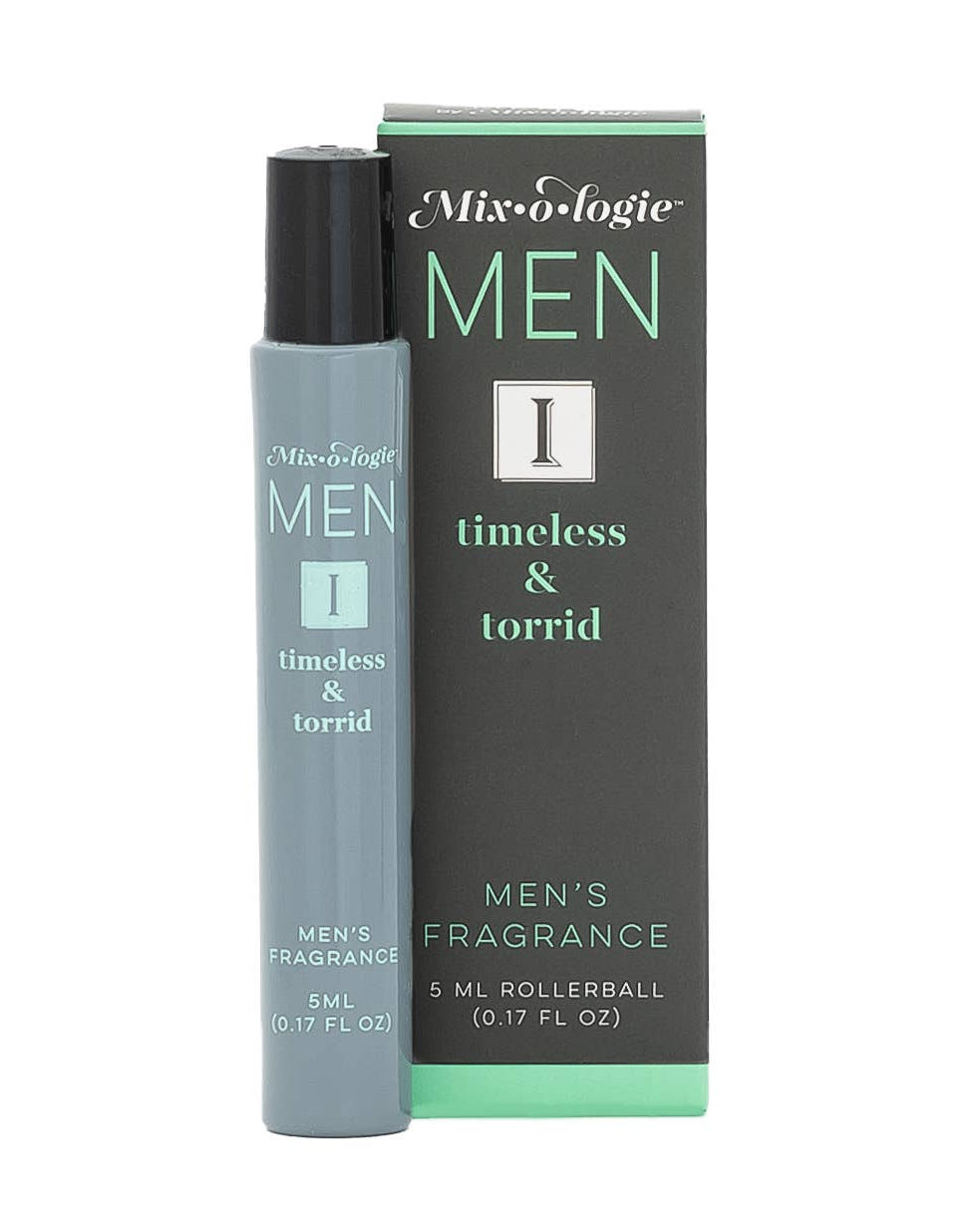 Mixologie Men I (Timeless & Torrid) Cologne Oil Rollerball perfume Mixologie- Tilden Co.