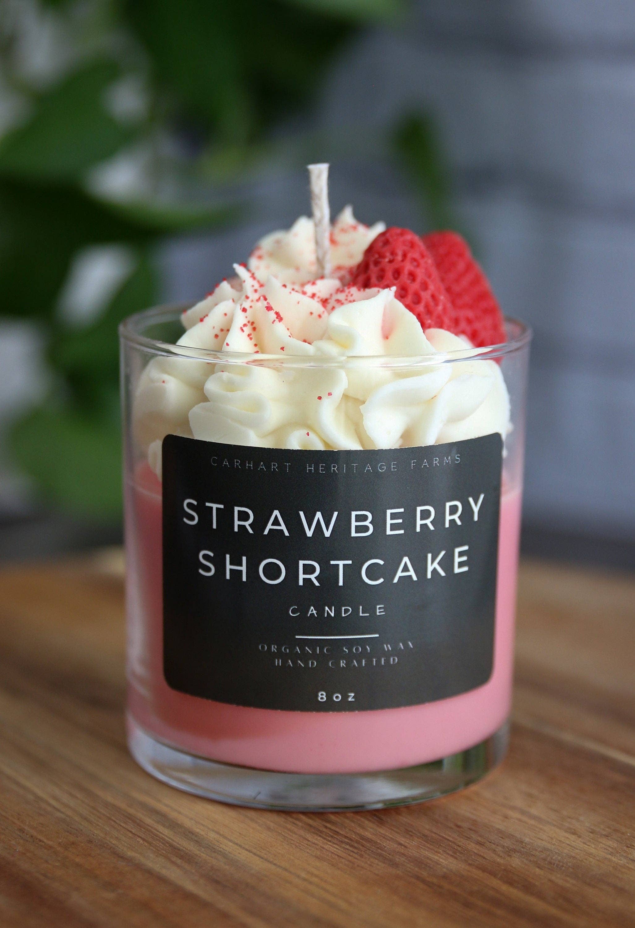 Strawberry Shortcake Candle Carhart Heritage Farms- Tilden Co.