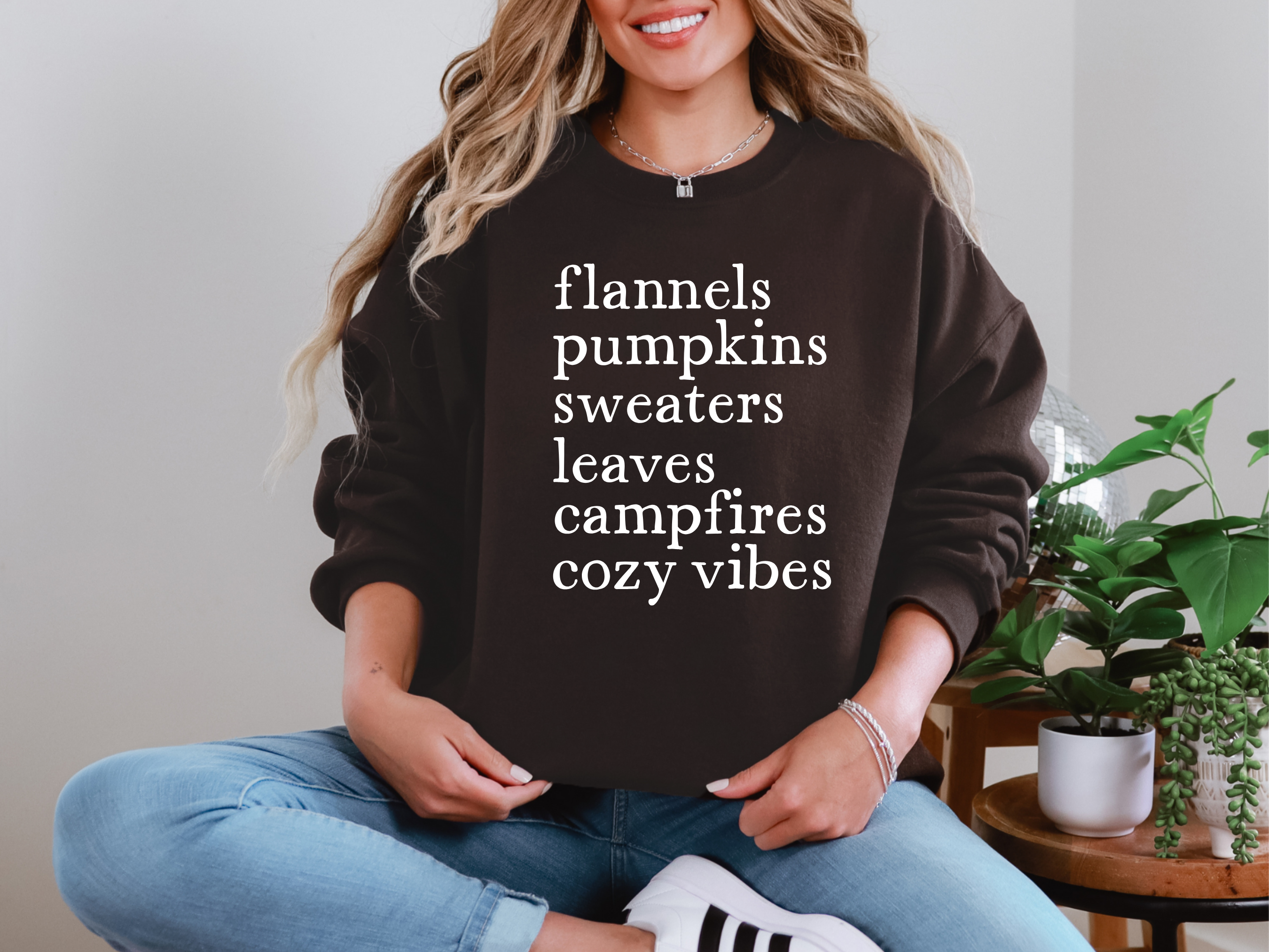 Flannels Pumpkins Sweatshirt in Multiple Colors Womens Ave Shops- Tilden Co.