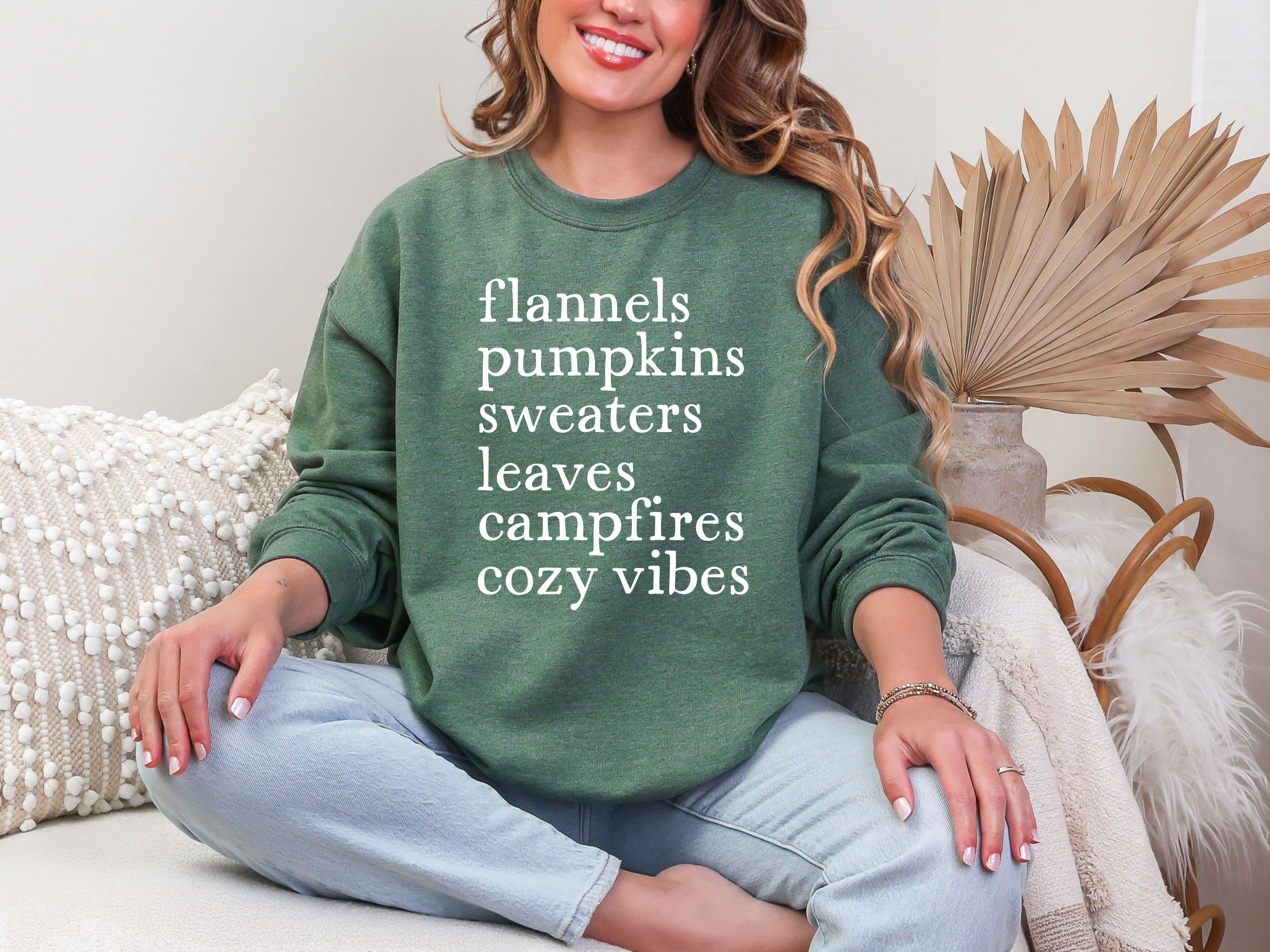Flannels Pumpkins Sweatshirt in Multiple Colors Womens Ave Shops- Tilden Co.