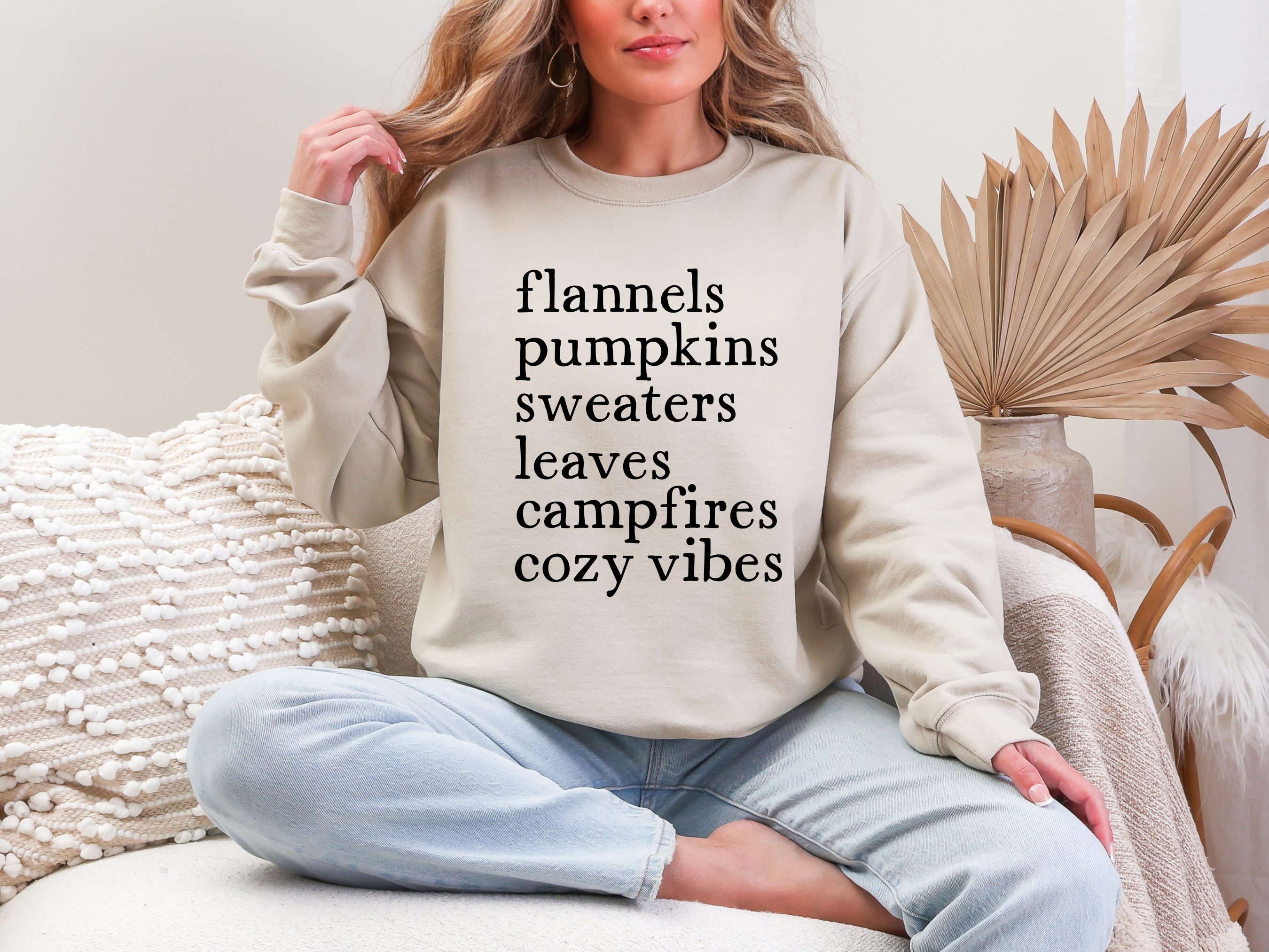 Flannels Pumpkins Sweatshirt in Multiple Colors Womens Ave Shops- Tilden Co.