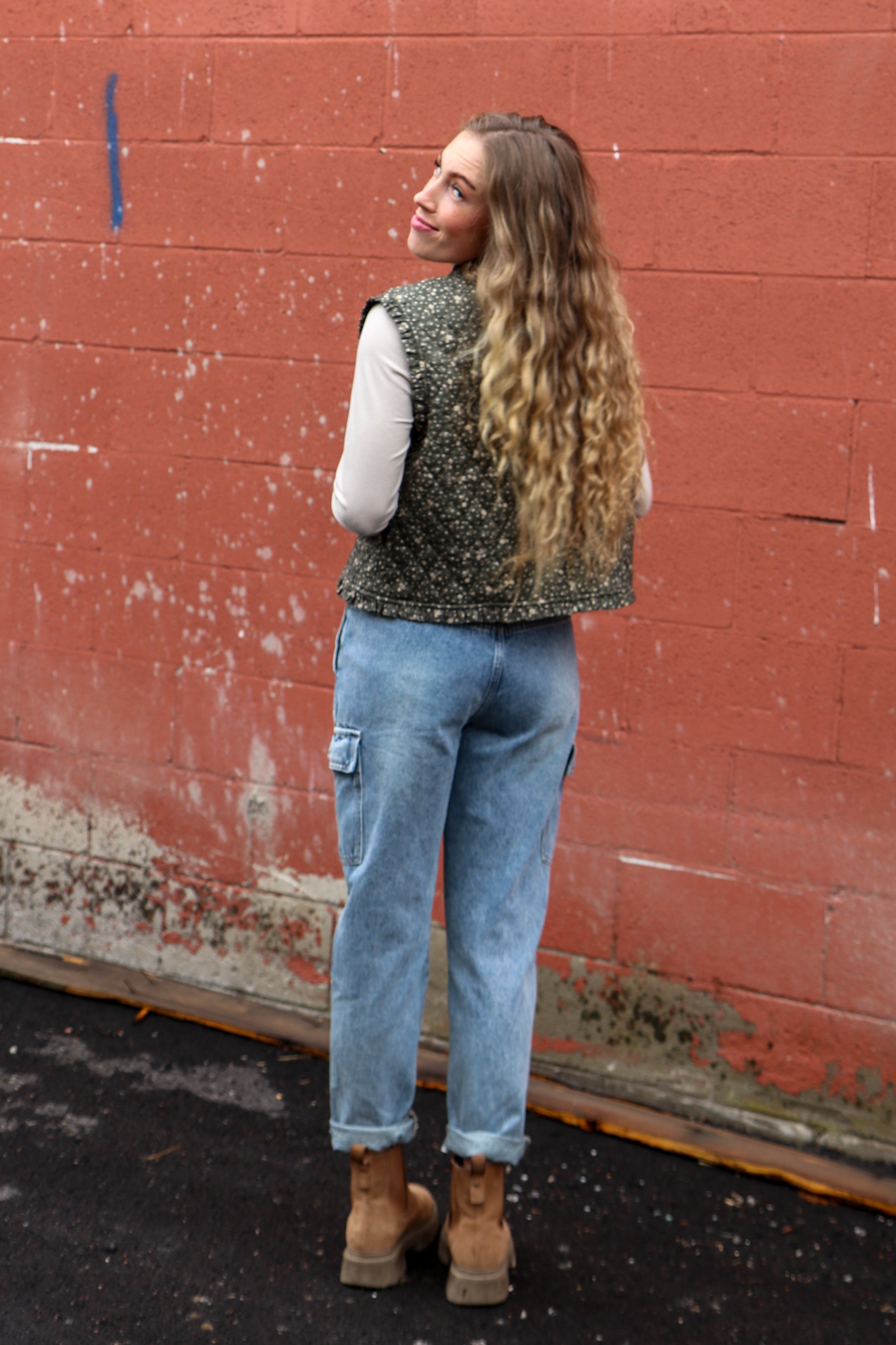 Meadow Charm Quilted Vest vest AnnieWear- Tilden Co.