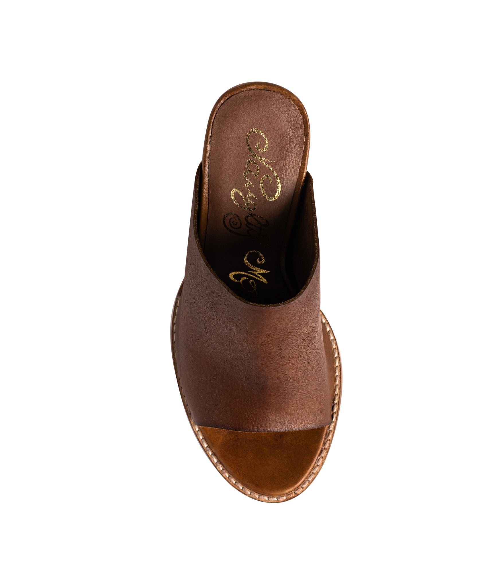 Hallie Heeled Sandal in Tan 140 Wedges Naughty Monkey- Tilden Co.