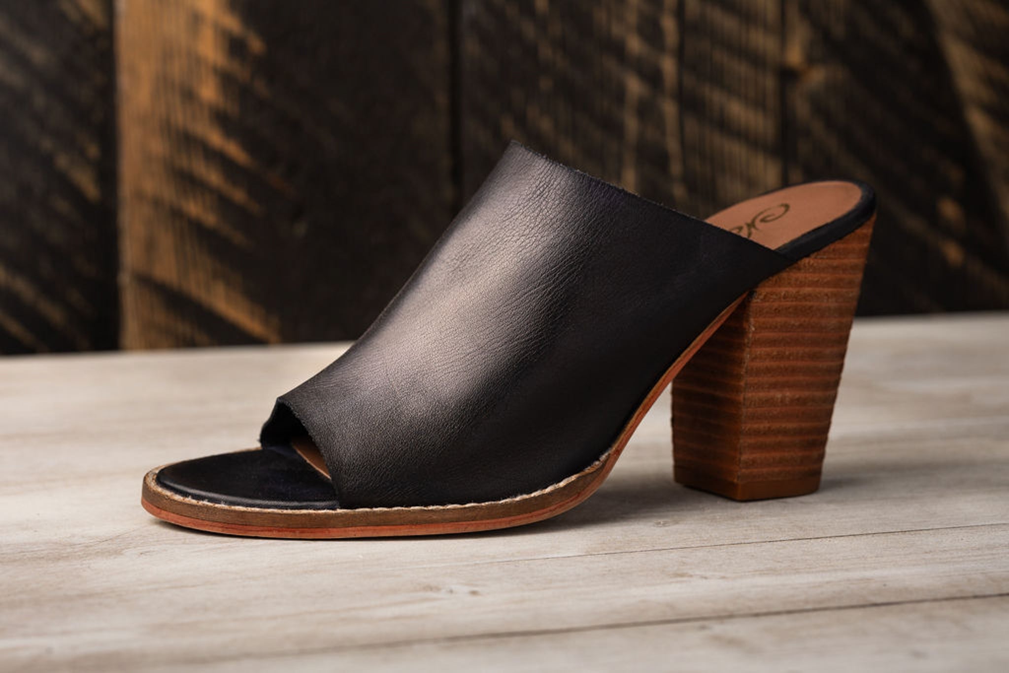 Hallie Heeled Sandal in Black 140 Wedges Naughty Monkey- Tilden Co.