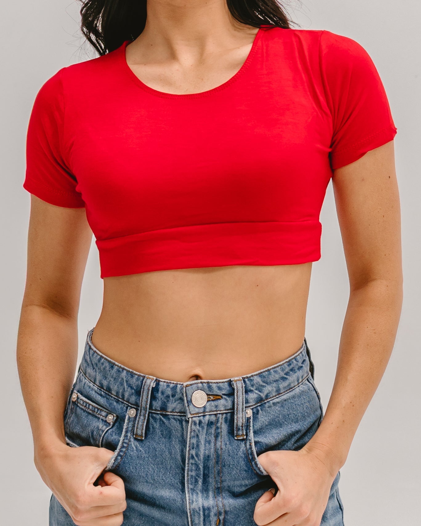 Classic Boyfriend Halftee Layering Top HALFTEE Layering Fashions- Tilden Co.