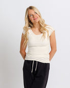 Wonder Tee XS / Egret XS Egret Tees Downeast- Tilden Co.