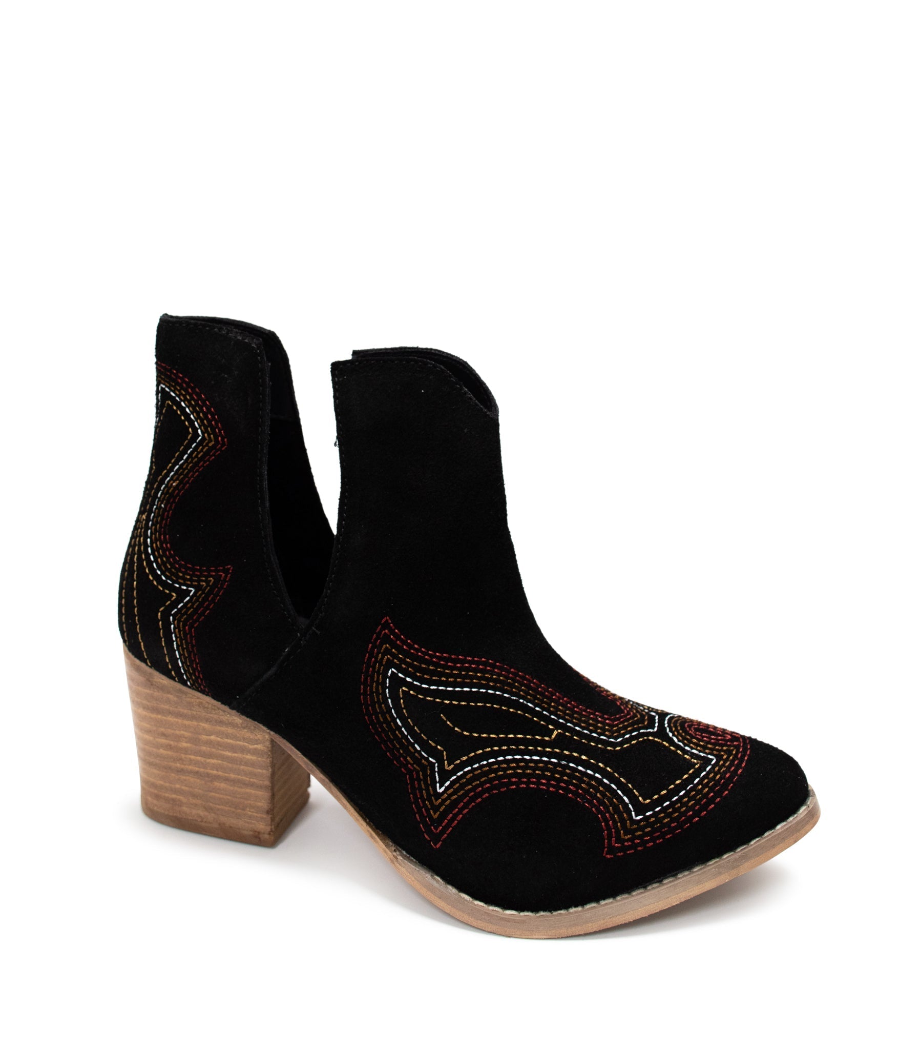 Journee Ankle Boots in Black 110 Fashion Boots Naughty Monkey- Tilden Co.