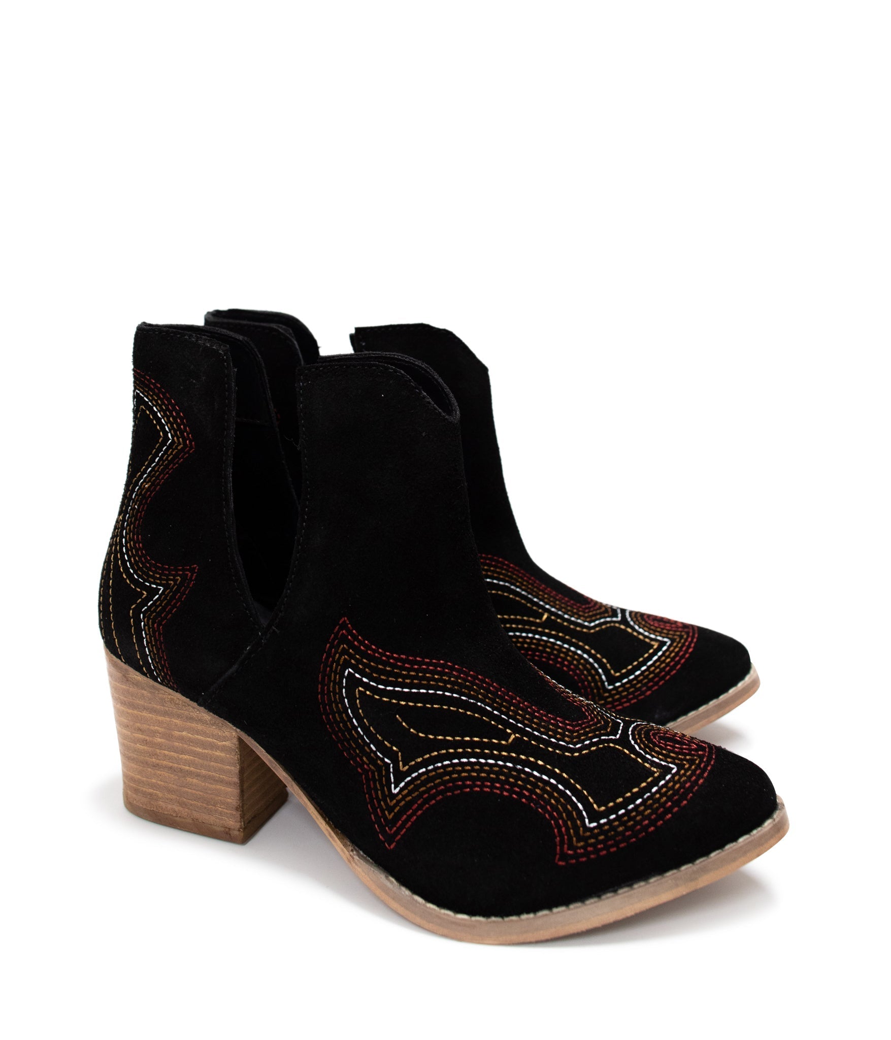 Journee Ankle Boots in Black 110 Fashion Boots Naughty Monkey- Tilden Co.