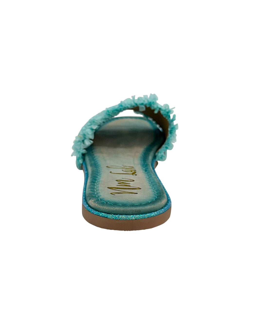 Juana Woven Sandals in Aqua Blue 130 Sandals Naughty Monkey- Tilden Co.