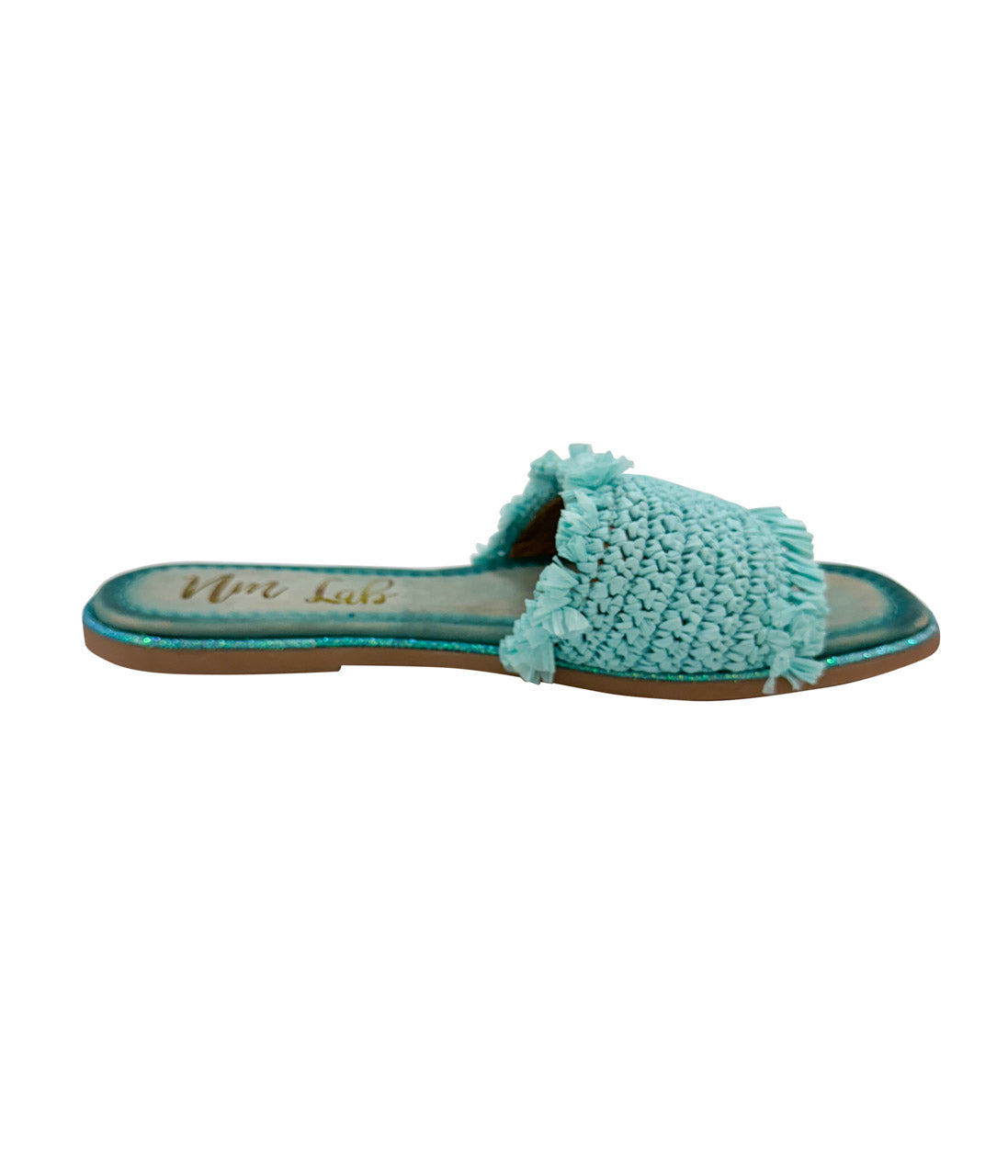 Juana Woven Sandals in Aqua Blue 130 Sandals Naughty Monkey- Tilden Co.