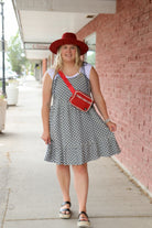 Leon Dress in Denim Checkered Dress Mikarose- Tilden Co.