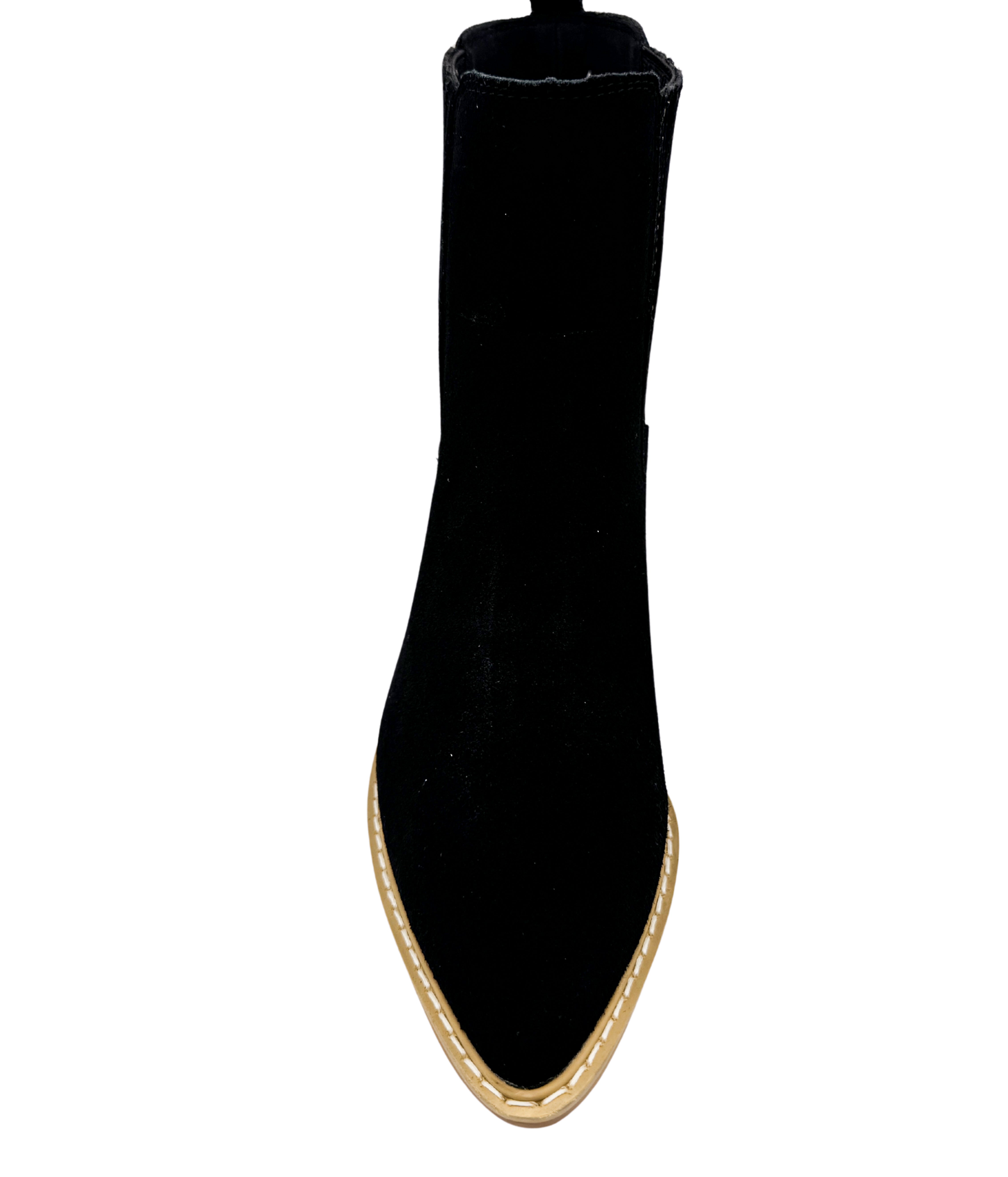 Leonor Suede Ankle Boot in Black 100 Western Boots Naughty Monkey- Tilden Co.