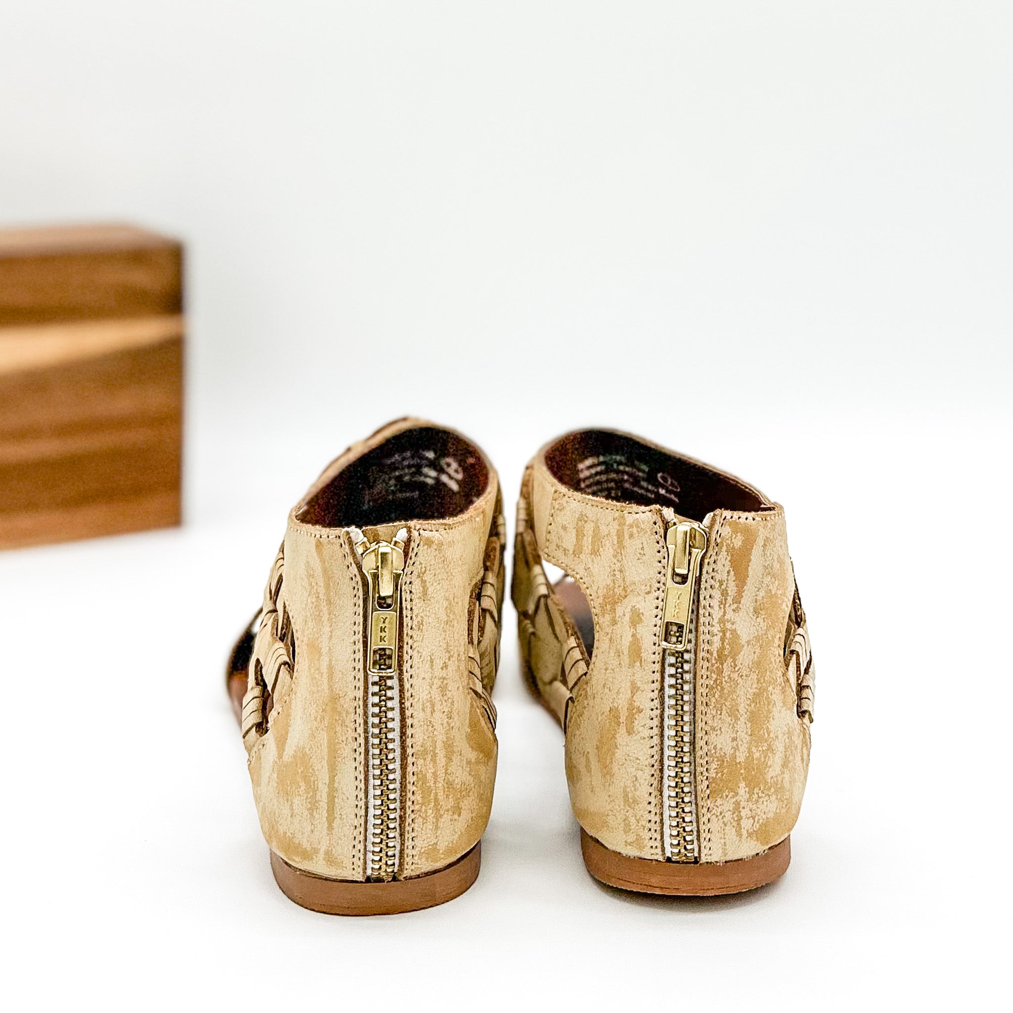 Loop D Loop Sandals in White 130 Sandals Naughty Monkey- Tilden Co.