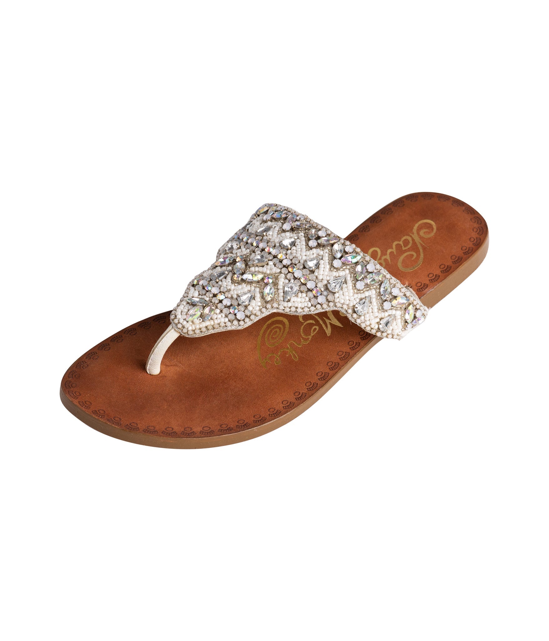 Loving U Sandals in White 130 Sandals Naughty Monkey- Tilden Co.
