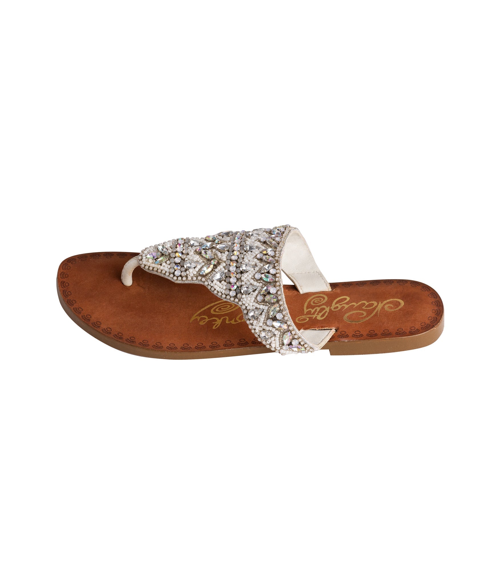 Loving U Sandals in White 130 Sandals Naughty Monkey- Tilden Co.