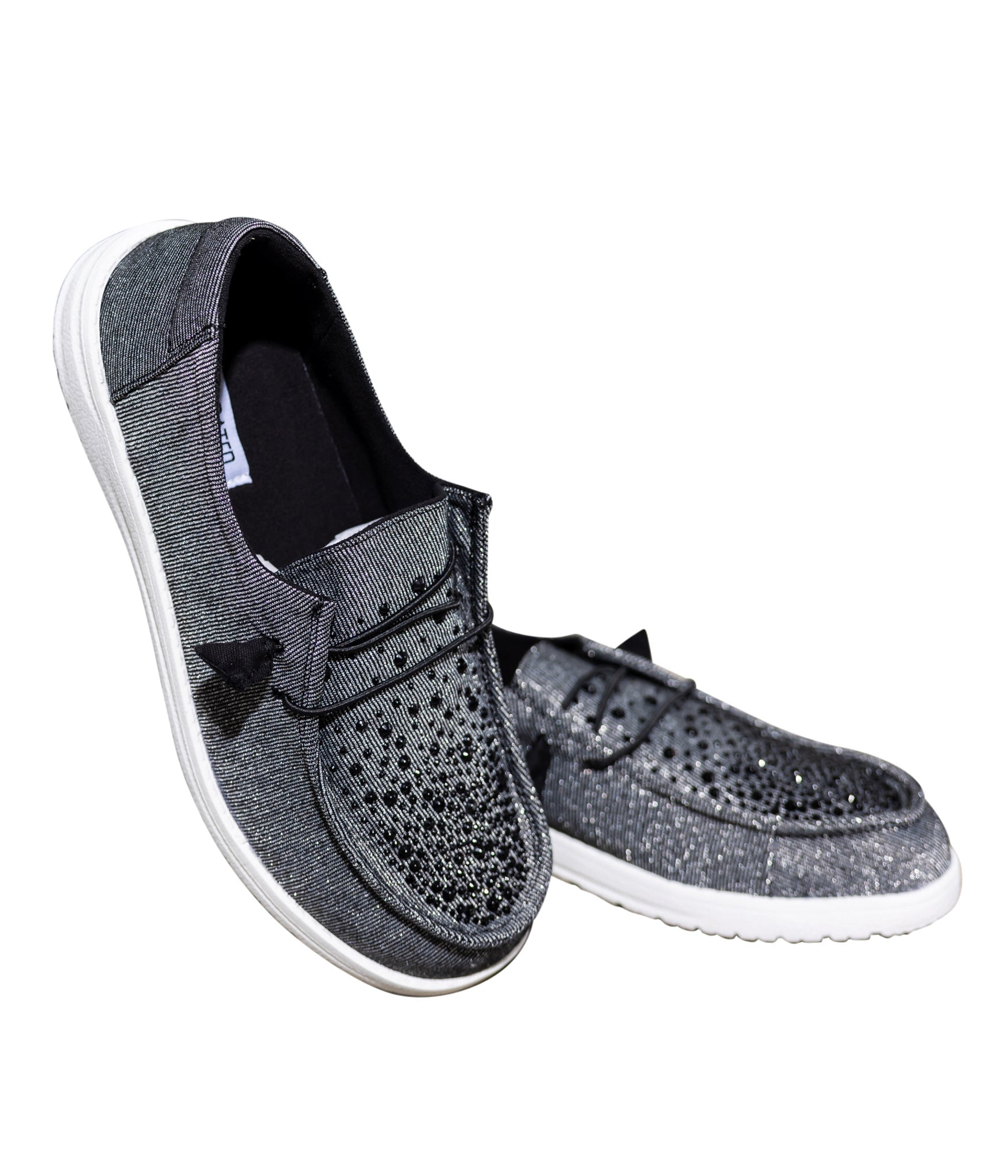Maco Water Drop Sneaker in Black 120 Sneakers Naughty Monkey- Tilden Co.