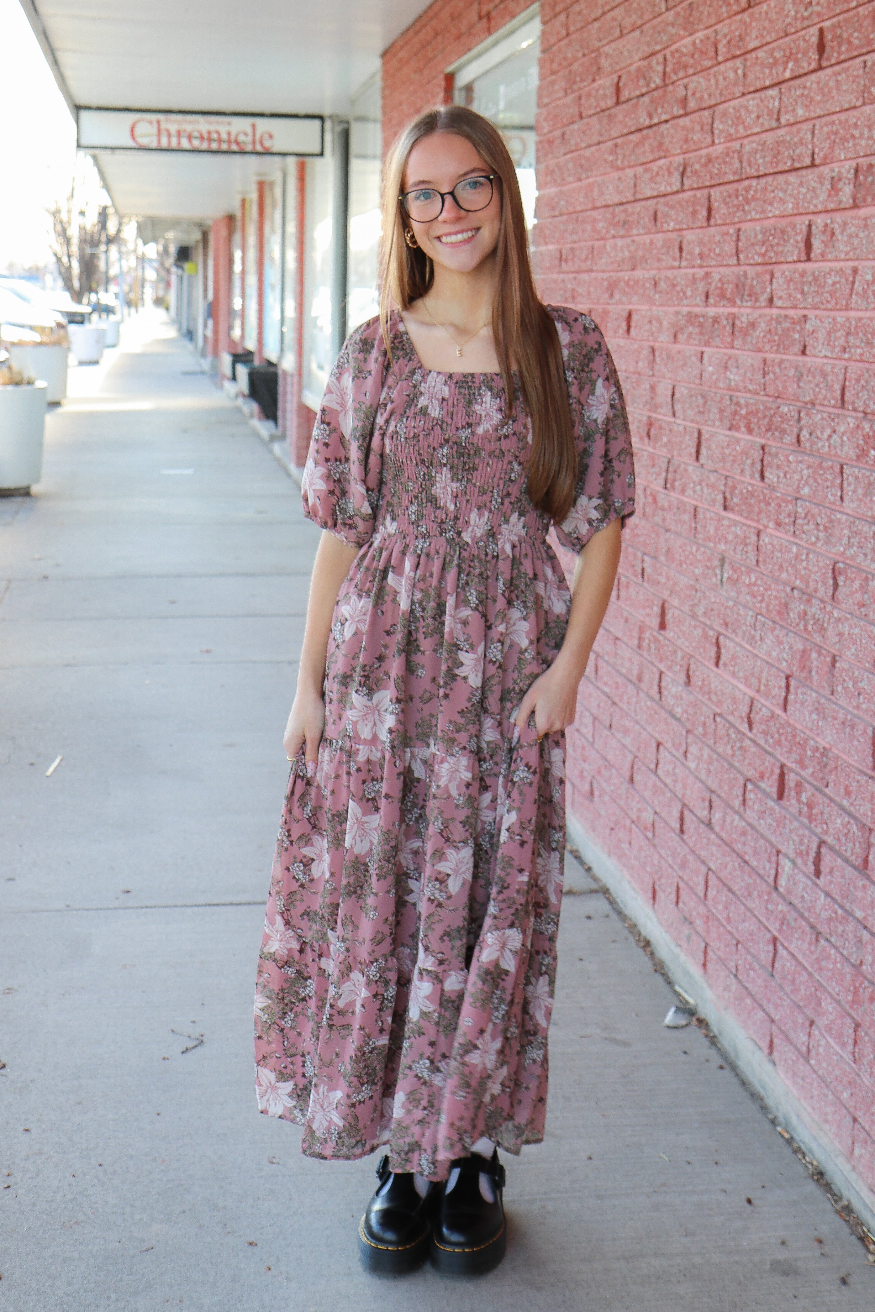 Indy Dress in Moonlit Iris Midi Dress Mikarose- Tilden Co.