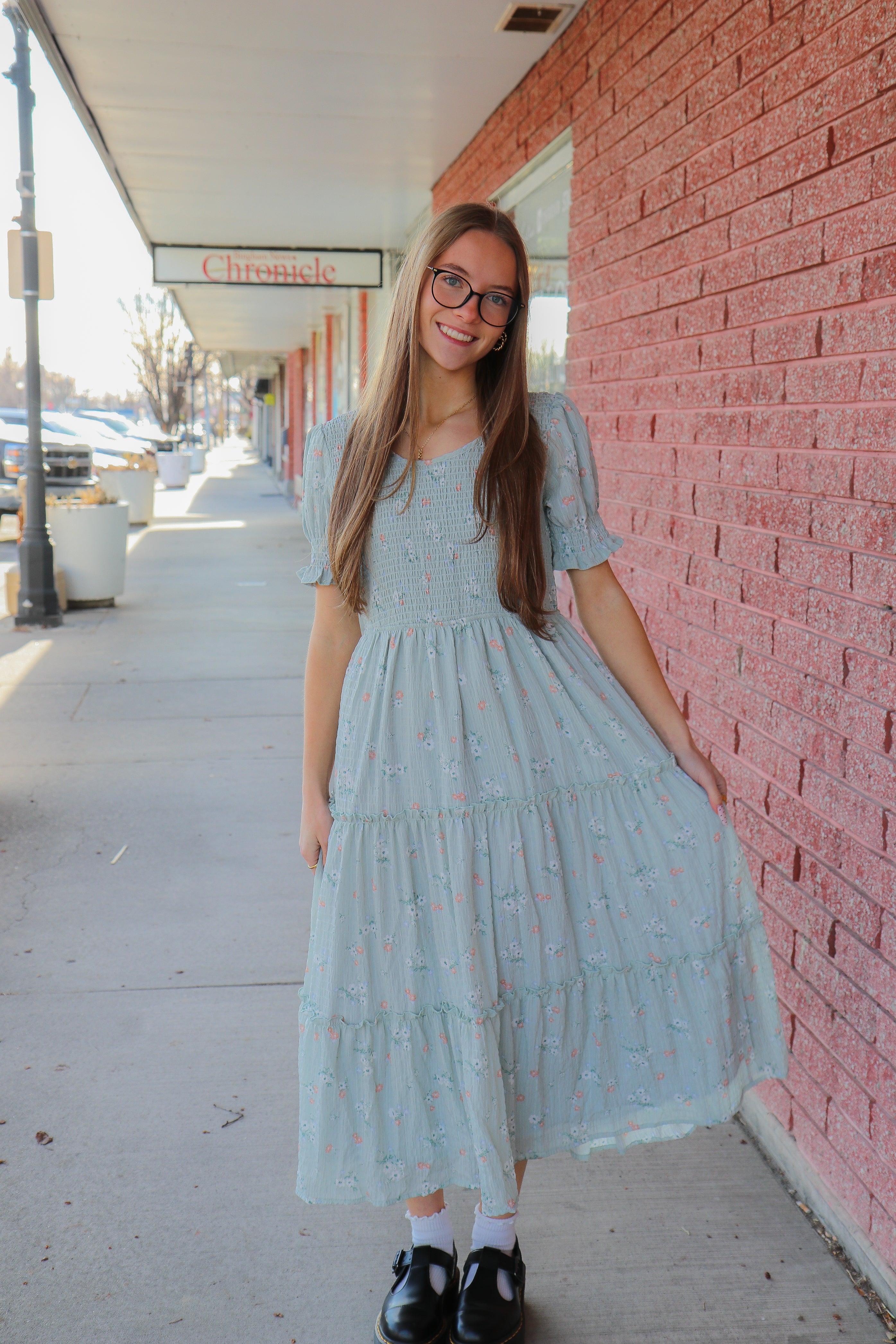 McCall Dress in Hint of Mint Midi Dress Mikarose- Tilden Co.