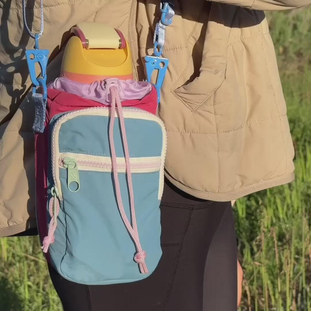 Thread Aqua Sling Water Bottle Bag bag Thread- Tilden Co.