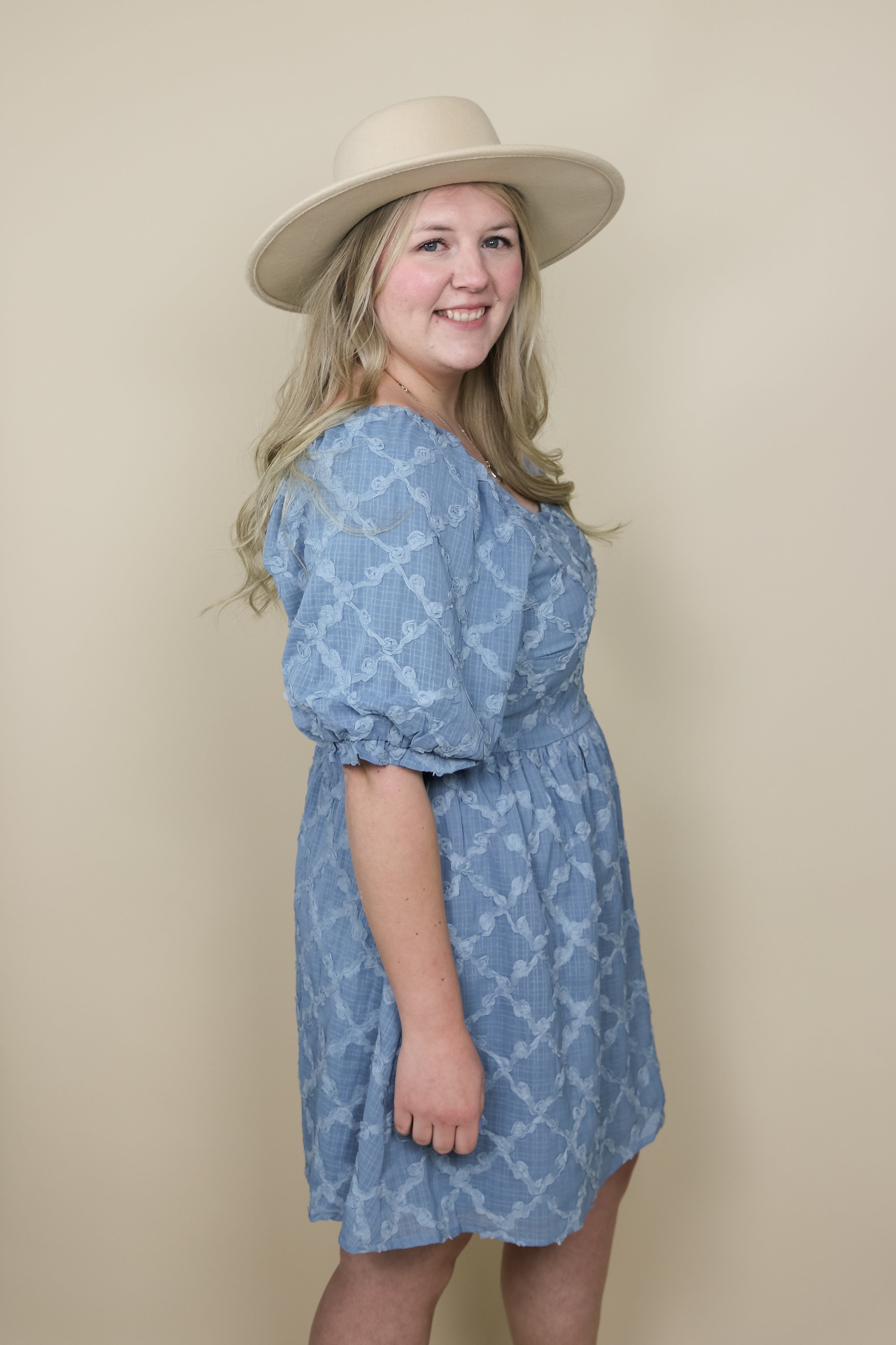 Selma Dress in Stonewashed Blue Dress Mikarose- Tilden Co.