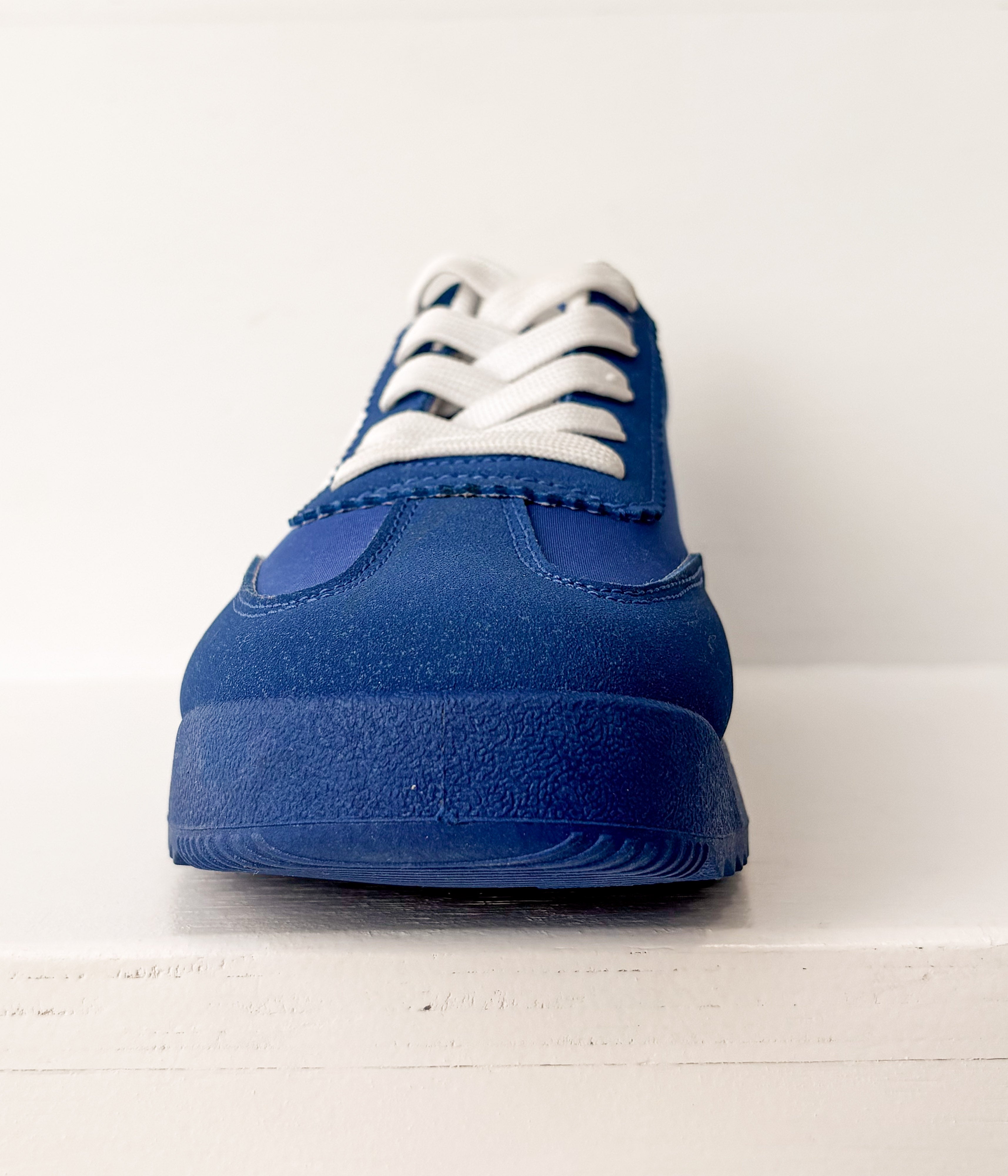 Tokyo Dual Stripe Sneakers in Blue 120 Sneakers Naughty Monkey- Tilden Co.