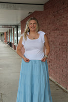 Shoulder Tie Tank Top Tanktop BomBom- Tilden Co.