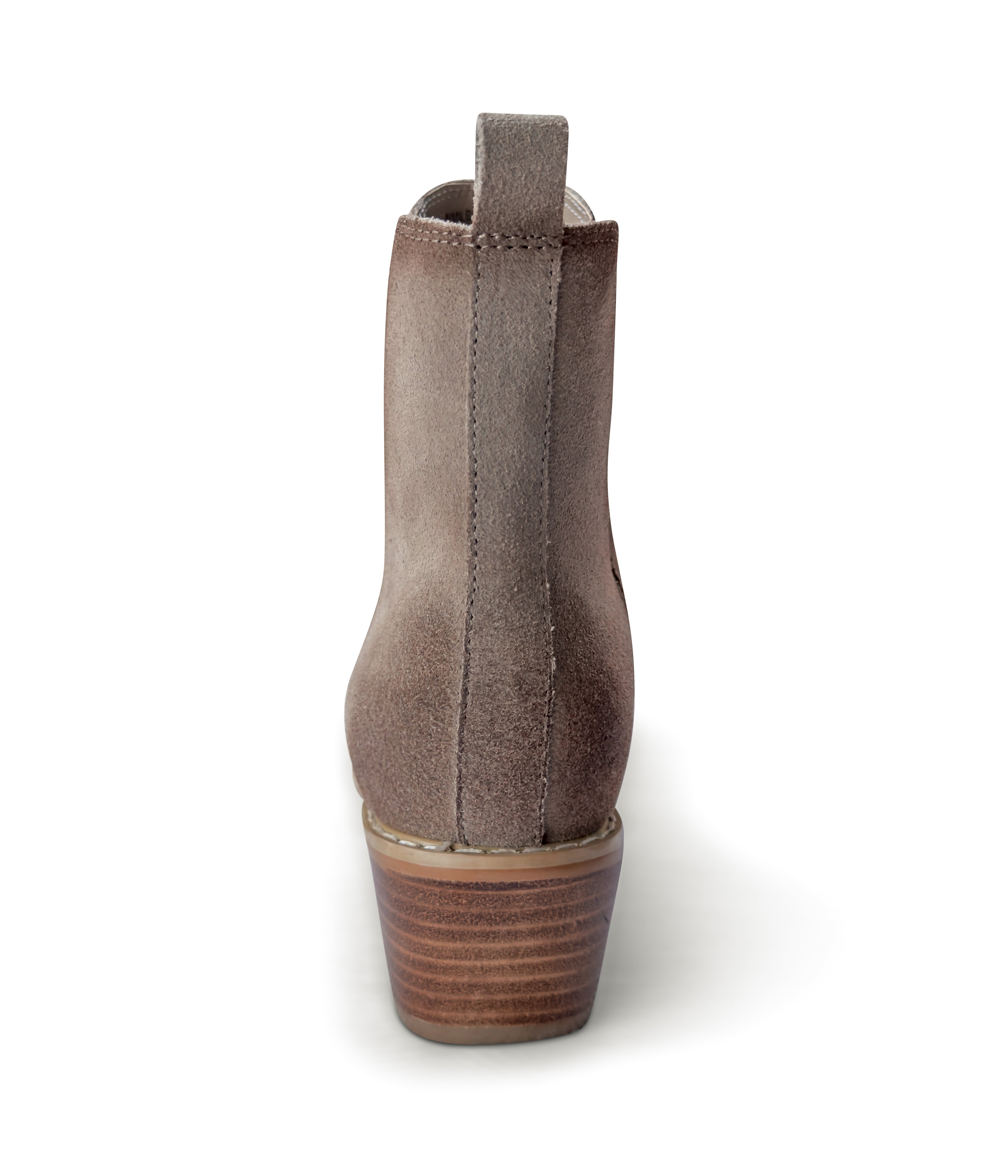 Wylie Suede Ankle Boot in Taupe 100 Western Boots Naughty Monkey- Tilden Co.