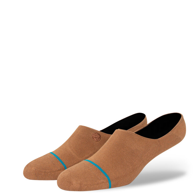 Stance Cotton No Show Socks Small (Men 3-5.5 / Women 5-7.5) / Dark Oatmeal Small (Men 3-5.5 / Women 5-7.5) Dark Oatmeal No Show Socks Stance- Tilden Co.