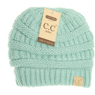 CC KIDS Solid Fuzzy Lined Beanie Mint Mint  Kids Beanie CC Brand Beanies- Tilden Co.