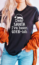 Dear Santa Graphic Tee- Final Sale (Sizes XXL,XXXL) Graphic T-Shirt Kissed Apparel- Tilden Co.
