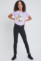 Girls Pull On Skinny Jeans - Black    Jeans YMI Jeanswear- Tilden Co.