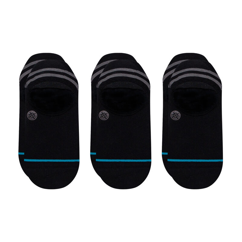 Stance Cotton No Show Socks 3 Pack Small (Men 3.5-5/Women 5-7.5) / Black Small (Men 3.5-5/Women 5-7.5) Black No Show Socks Stance- Tilden Co.