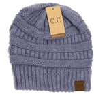 Mixed Soft Yarn CC Beanie Denim Mix Denim Mix  beanie CC Brand Beanies- Tilden Co.