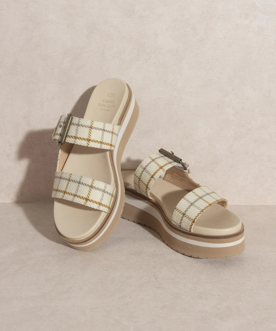 The Teresa Beige | Platform Sandal    Sandals Oasis Society- Tilden Co.