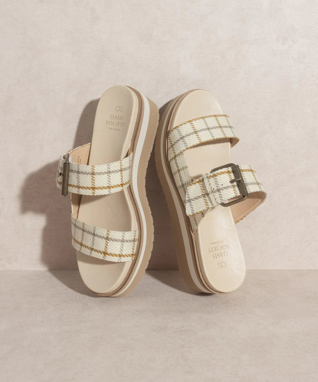 The Teresa Beige | Platform Sandal    Sandals Oasis Society- Tilden Co.