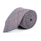 Men's 100% Cotton Checkered Ties 20     Selini New York- Tilden Co.