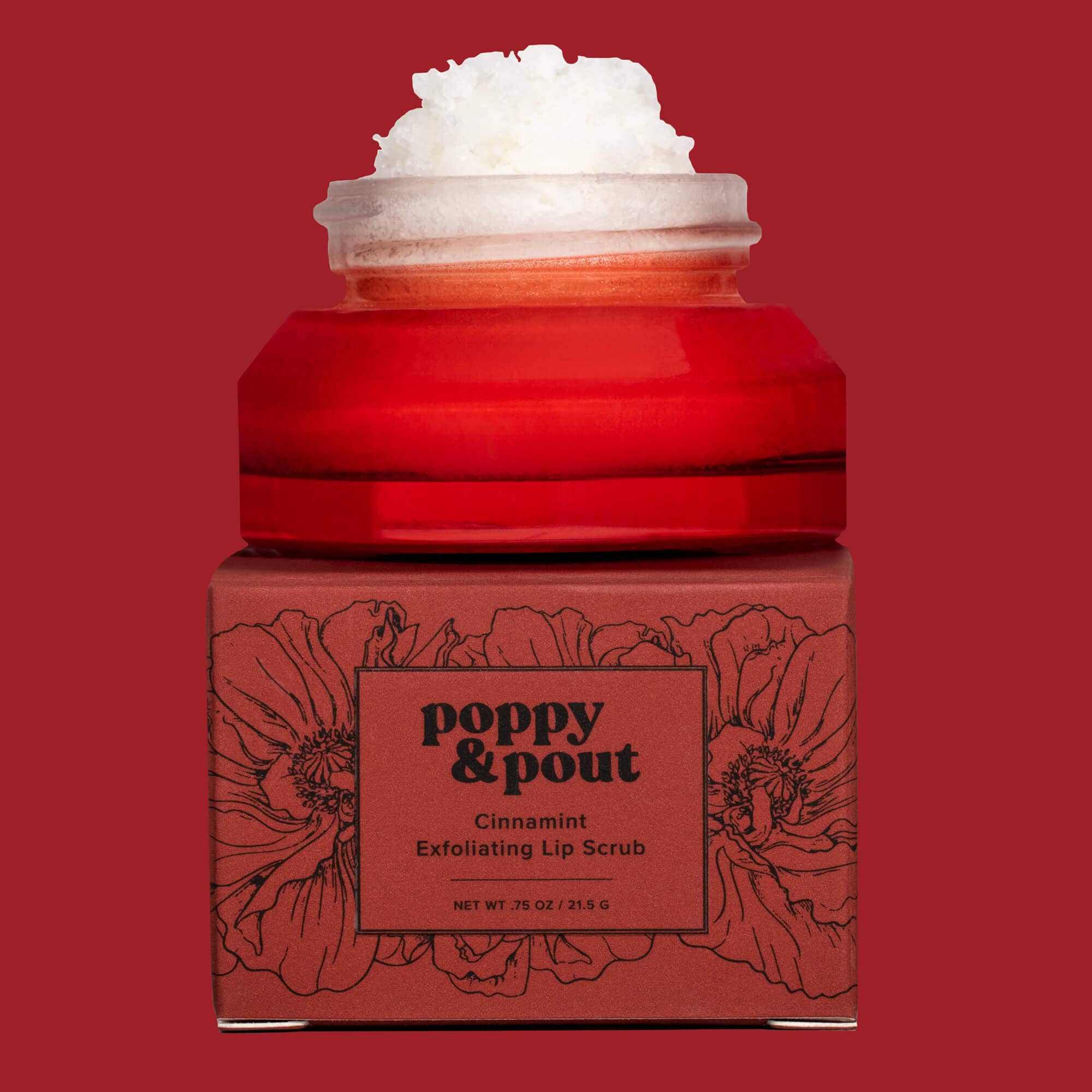 Lip Scrub, Cinnamint lip balm Poppy & Pout- Tilden Co.