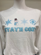 Stay’n Cozy Long Sleeve Tee Graphic T-Shirt Daydreamer Creations- Tilden Co.