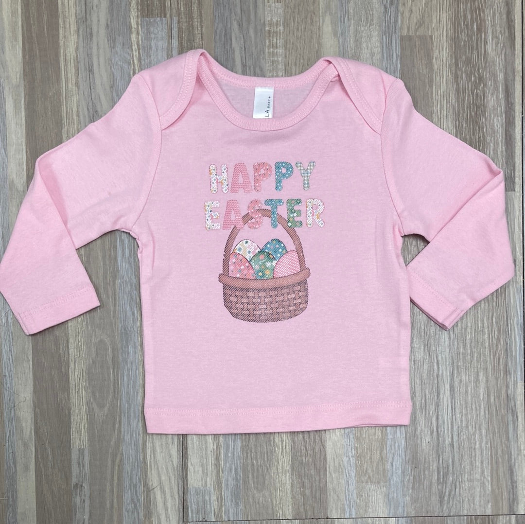 Happy Easter Girls Shirt - Final Sale Daydreamer Creations- Tilden Co.
