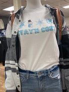 Stay’n Cozy Long Sleeve Tee Graphic T-Shirt Daydreamer Creations- Tilden Co.