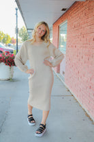 Romee Maxi Sweater Dress in Oatmeal    maxi skirt Mikarose- Tilden Co.