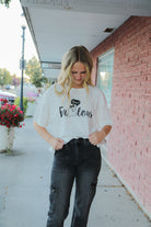 Fa"boo"lous Crop Top - Final Sale    Graphic T-Shirt Rustee Clothing- Tilden Co.