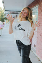 Fa"boo"lous Crop Top - Final Sale    Graphic T-Shirt Rustee Clothing- Tilden Co.