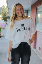 Fa"boo"lous Crop Top - Final Sale    Graphic T-Shirt Rustee Clothing- Tilden Co.