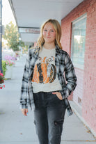 Orange Leopard Pumpkin Graphic Tee - Final Sale    Graphic T-Shirt Kissed Apparel- Tilden Co.